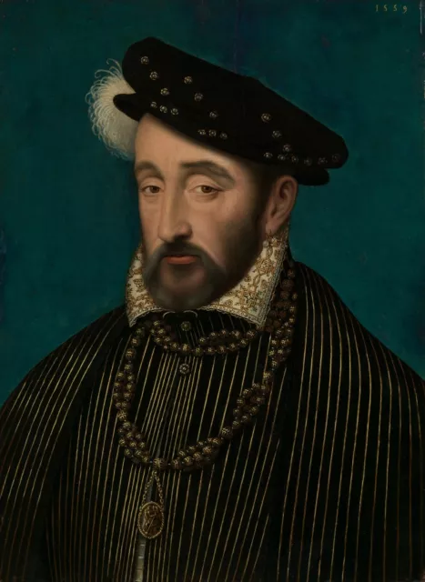 1554 Historischer Token Frankreich Henri II 3