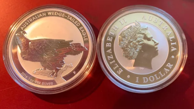 2016 Wedge Tailed Eagle Perth Mint 1oz Silver Coin 3