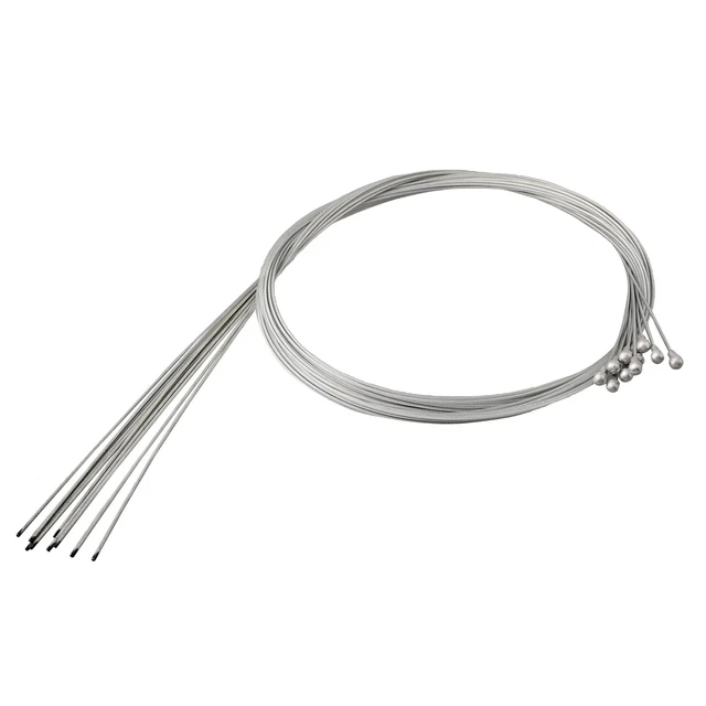 Butée De Gaine Frein Vélo – Lot De 5 – Acier Galvanisé – 5,7 Mm X 10,9 Mm – Argent – Compatible Avec La Plupart Des Câbles De Frein