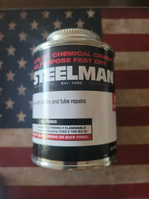 Steelman Chemical Vulcanizing Cement 8oz. Tire Repair Sealant G10105 9017-kw