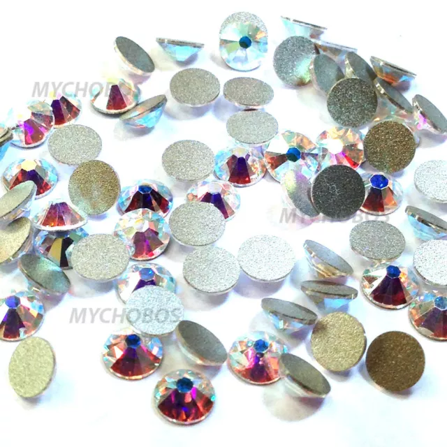 720 Swarovski 2058 rhinestones flatback nail art 2.8mm ss10 CRYSTAL AB 001 AB