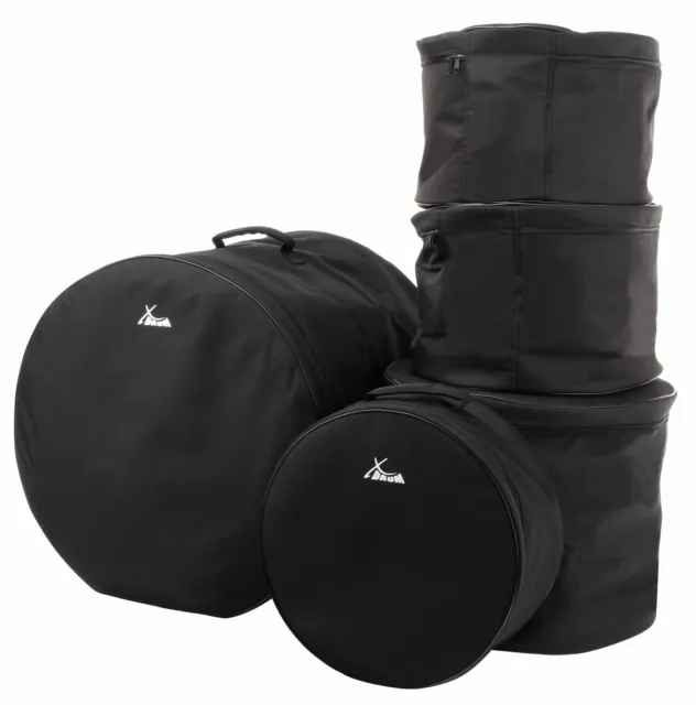 5-Teile Schlagzeug Taschen Set Gigbag Case Bassdrum Tom Becken Drum Soft Bag