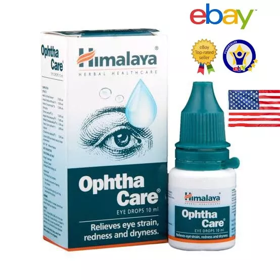 3 Box Himalaya Ophtha Pflege Augen Tropfen Gesundheit Offiziell USA Exp.2025