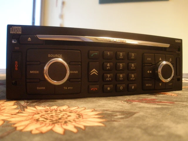 Autoradio GPS D'origine PSA Pour Peugeot / Citroën C5 - Modèle RT3/RT4 - Réf. 96647951ZD - Occasion
