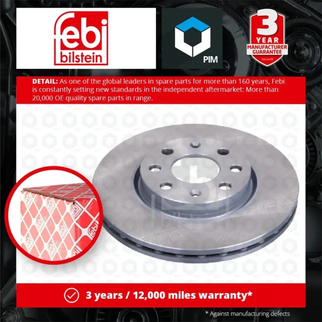 2x Brake Discs Pair Vented fits VAUXHALL CORSA D, E Front 1.0 1.2 1.4 1.3D 257mm