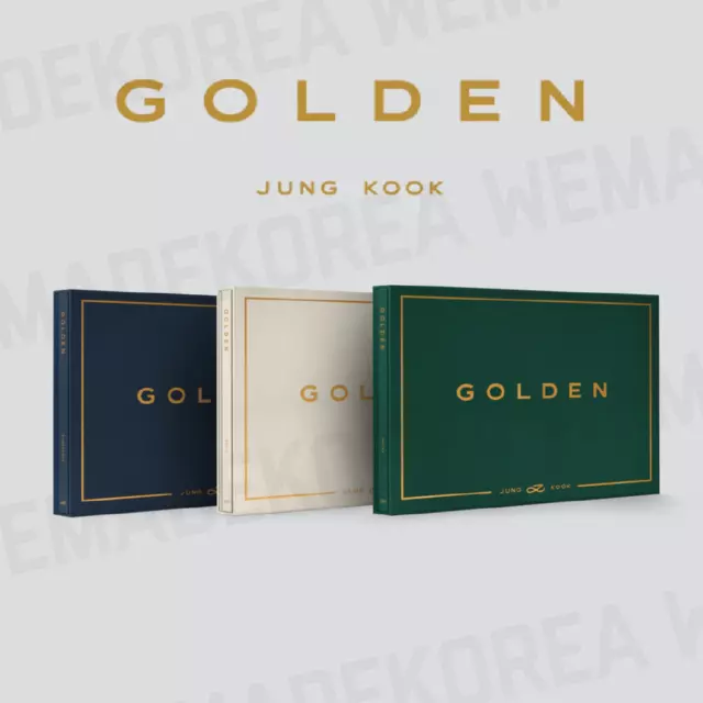 BTS Jungkook GOLDEN Standard Album Version Select Official K-POP Authentic Goods