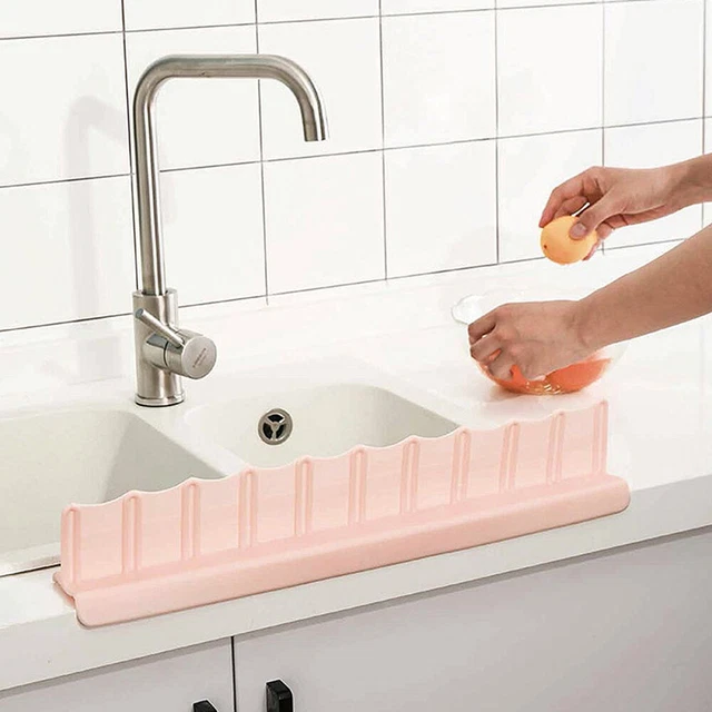 1 pieza protector de agua antisalpicaduras de silicona para lavabo para Ho