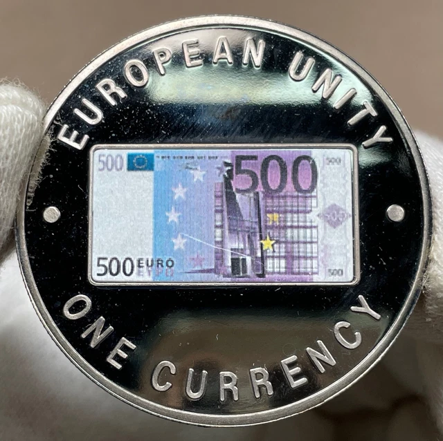 🇿🇲 Zambia 1000 Kwacha 1998 Commemorative 500 Euro Proof COLORED UNC