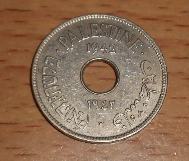 Palestine Extremely Fine 10 Mils 1942 