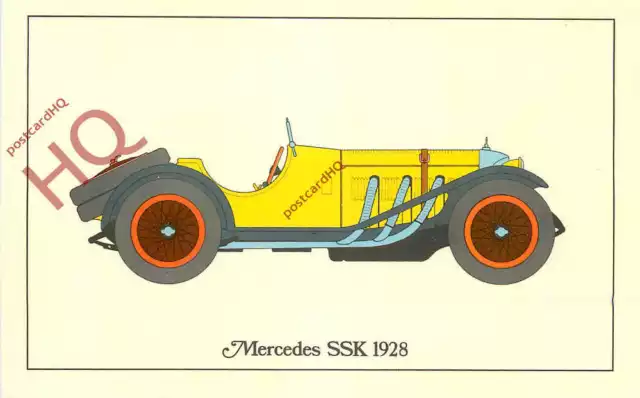 Picture Postcard__VINTAGE CAR, MERCEDES SSK SPORTWAGEN 1928 [COLOURMASTER]