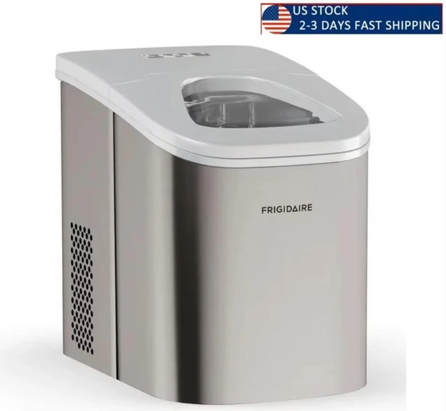 26 lb. Countertop Ice Maker EFIC117-SS, Stainless Steel