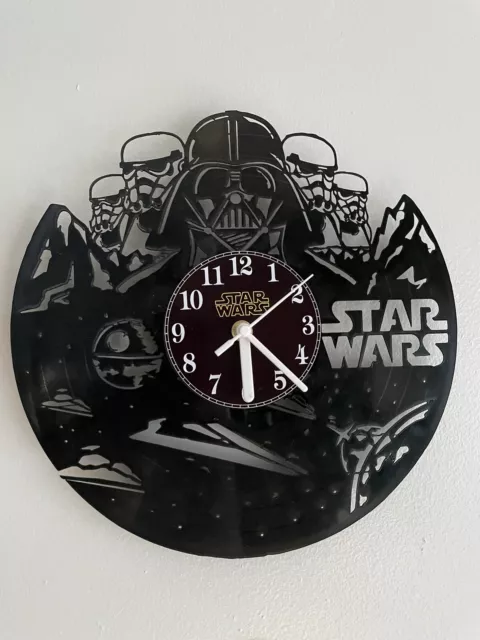 Star Wars Darth Vader  Vinyl Record Wall Clock Home Room Decor Best Dad Gift