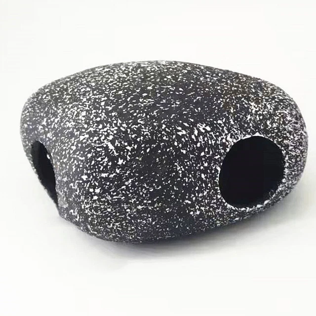 Simulation Stone Cave Ceramic Fish Tank Aquarium Pond Decor Shrimp Home Supplies 3