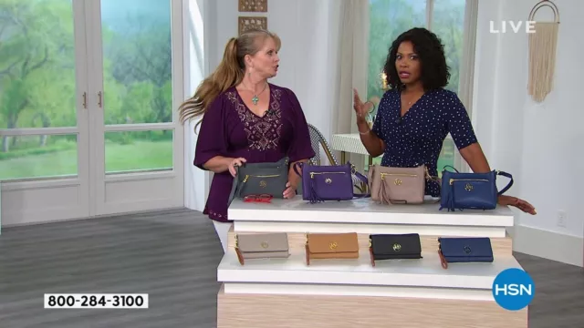 JOY E*Lite Couture Genuine Leather Crossbody with RFID