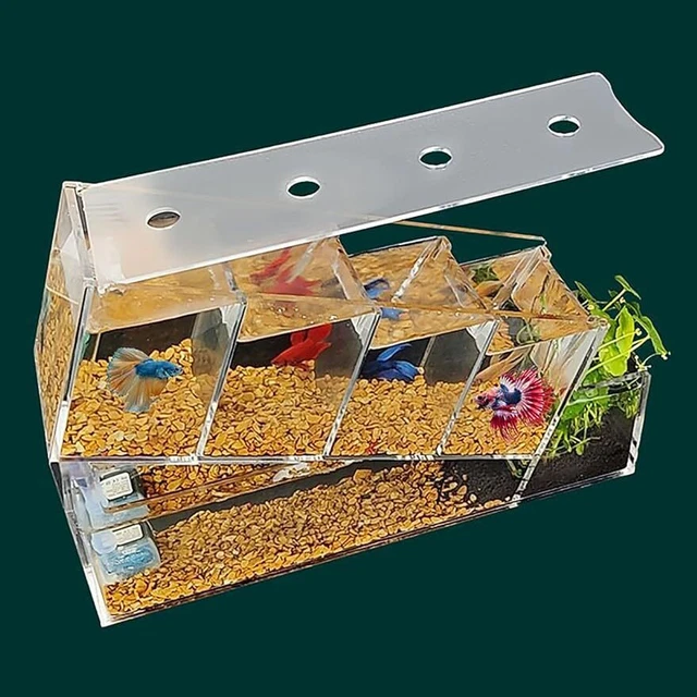 Aquarium Kits Desktop Small Fish Tank Acrylic Material Mini Betta Falls Aquarium
