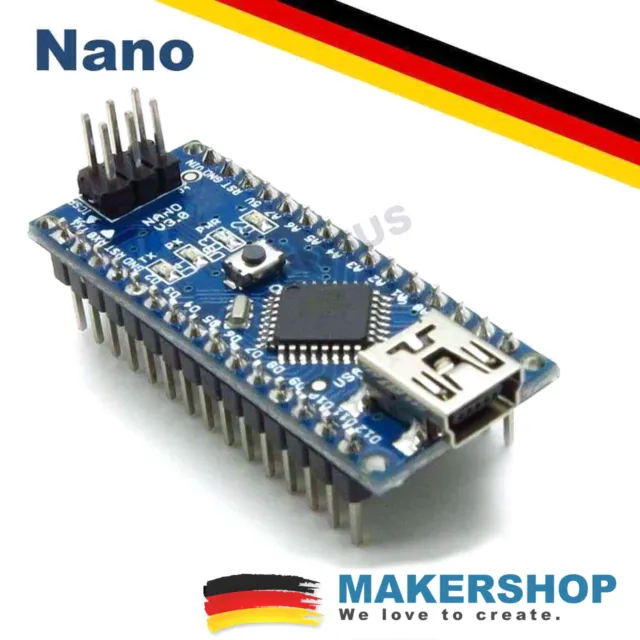 Nano ATmega328 V3.2 Board CH340 USB Chip Arduino Kompatibel