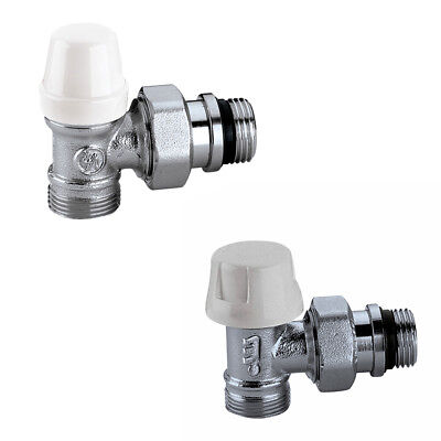 Caleffi 3S VALVOLA DETENTORE 1/2" SQUADRA CALEFFI per TUBI RAME 14 mm TESTA TERMOSTATICA 