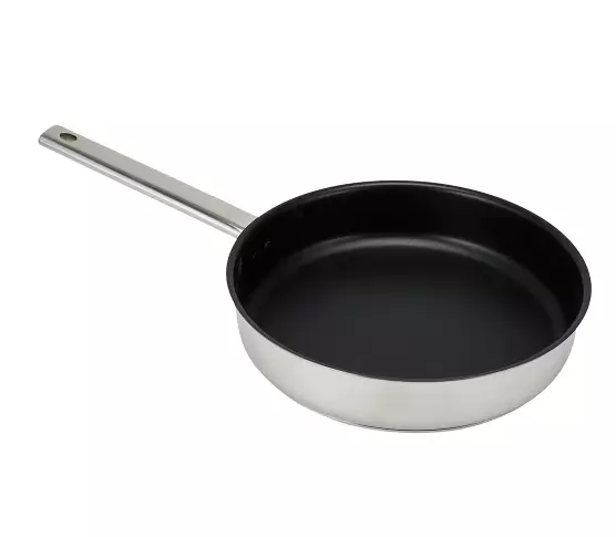 24cm Stainless Steel Frypan Non-stick Induction Pan