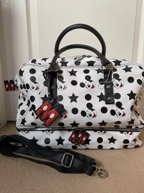 PRIMARK DISNEY MICKEY Mouse Grey Marl Backpack Bag Brand New