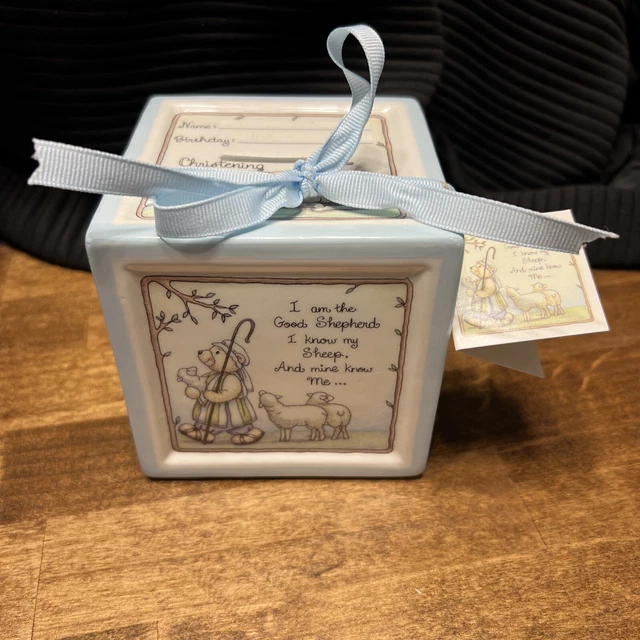new baby bou keepsake bank block 1998