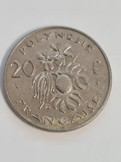 POLYNESIE FRANCAISE pièce de monnaie de 20 Francs