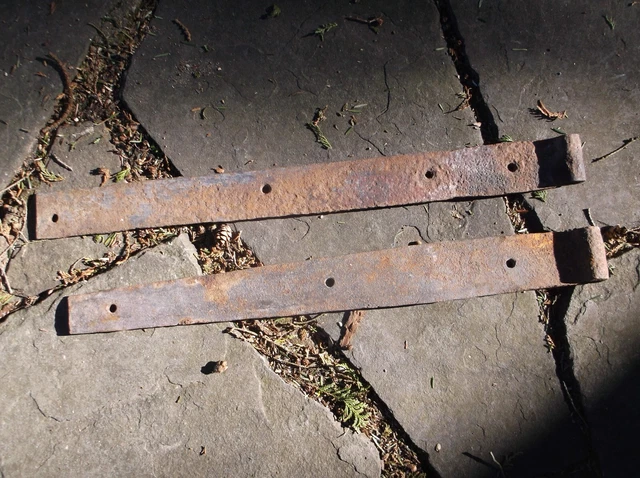 antique 1800's barn door strap hinges Stable Door