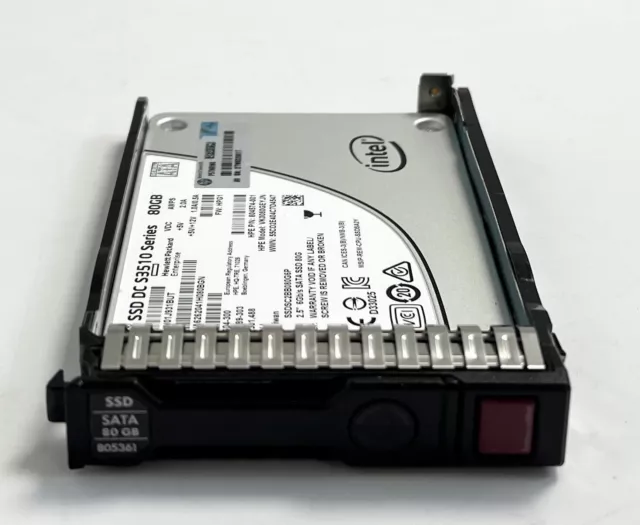 HPE 80GB SATA 804575-B21 6G Read Intensive SFF (2.5in) SC SSD