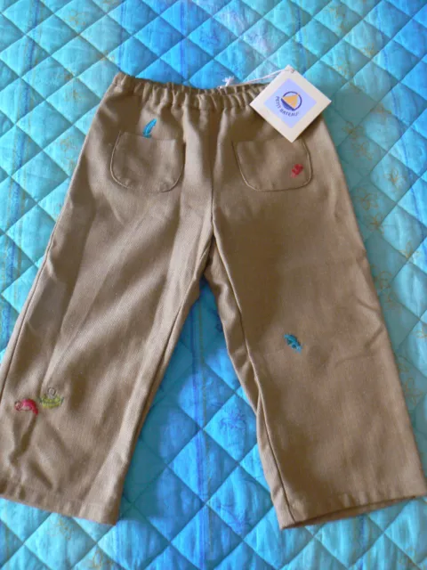 NUOVO Petit Bateau pantalone invernale bimba 24 mesi