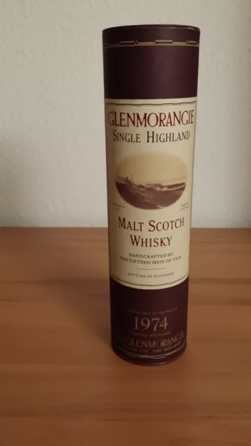 Glenmorangie Single Malt Whisky - 1974 destilliert und 25 Jahre im Fass gereift