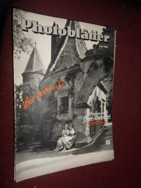 Photoblätter Fachzeitschrift Juni 1938