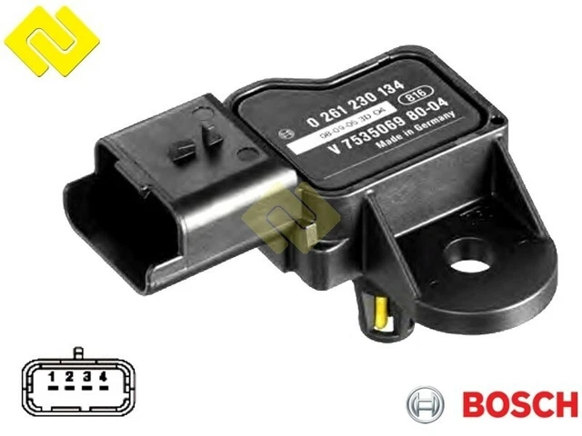 0261230049 Smart ForTwo I Capteur de pression d'air, 9,99