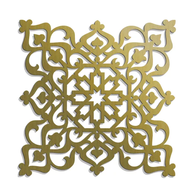 3D Stylish Wood Wall Art Decor, Moroccan, Arabesque, Islamic, Wooden Panel