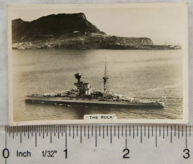 1937 Senior Service The Navy No. 12 HMS Revenge off Gibraltar