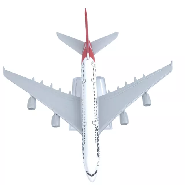 16cm A380 Qantas Australian Civil Airliner Model Aircraft Plane Aviation Craft 2