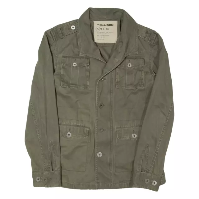 ALL-SON Mens Jacket Green Camouflage S