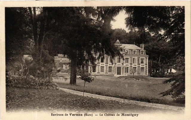 CPA AK Env. by VERNON - Le Chateau de Monitgny (478383)