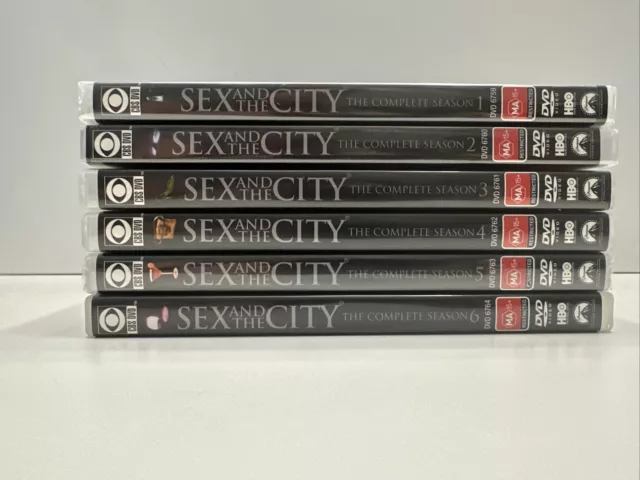 Sex And The City : Complete Tv Series Seasons 1-6 DVD Set.  1,2 &5 Brand New R4