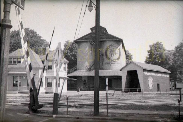 DH Delaware & Hudson / Saratoga Coal & Oil - c1950s - Vintage Railroad Negative