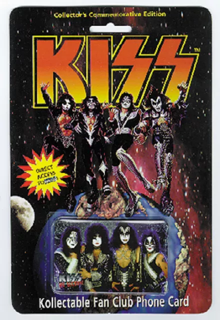 Kiss Phonecard - Kiss My Access - Band - Usa 1997 - V189708