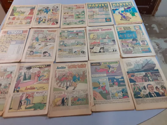 Lot Of 30 Coverless 1960s, 1970s Comics  Pre-Owned AC READ DESCRIPTION