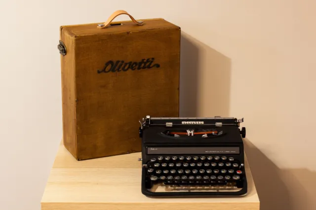 Macchina da scrivere vintage Olivetti Lettera 32 di Marcello Nizzoli,  Spagna 1960