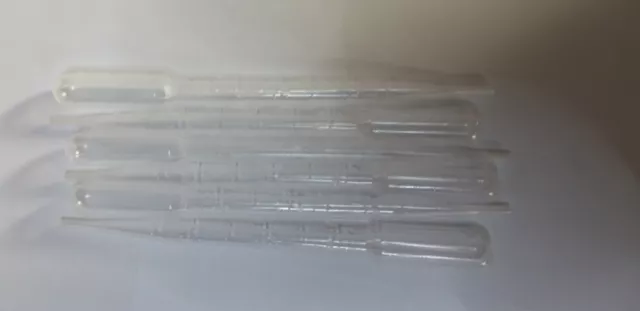 Lot De 6 Pipettes 3Ml Neuves