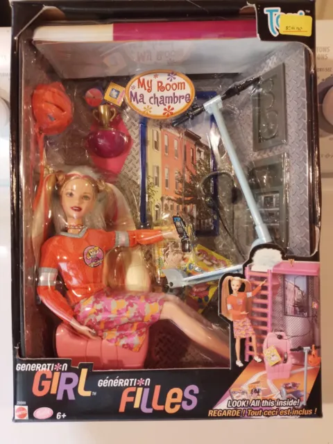 2000 Mattel Barbie Generation Girl Tori My Room Doll 28988
