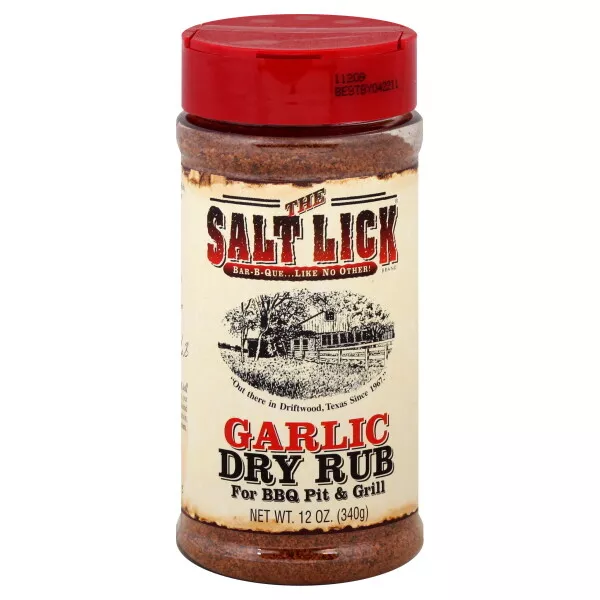 Salt Lick Rub Dry Garlic 12 Oz (Pack Of 6)