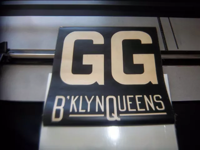 NY NYC SUBWAY ROLL SIGN GG BROOKLYN 1939 WORLDS FAIR SPECIAL QUEENS SMITH 9th ST