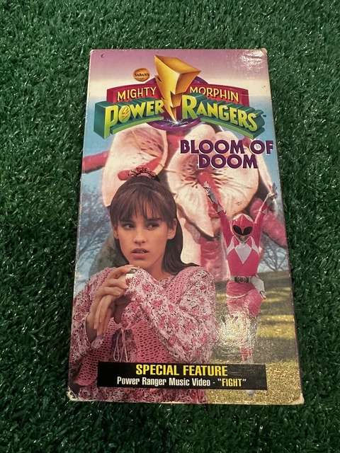Power Rangers Bloom 1994 MIGHTY MORPHIN Power Rangers, VHS tape, Bloom of Doom Pink Ranger ...