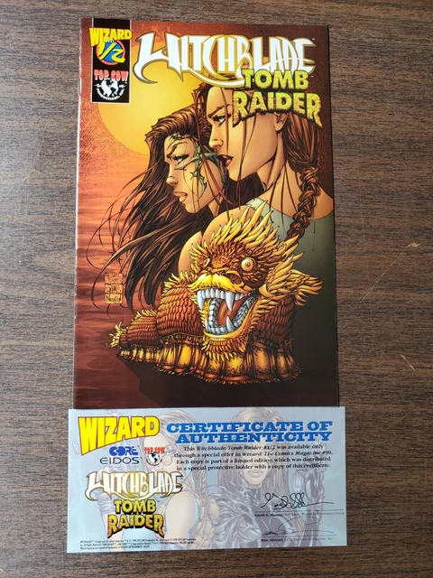 Witchblade Tomb Raider #1/2 (WIZARD/TOP COW 1998) 1st PRINT! SOLD OUT!