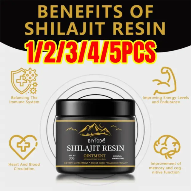 Pure Shilajit Purest Himalayan Shilajit Resin -Gold Grade 100% Pure Shilajit