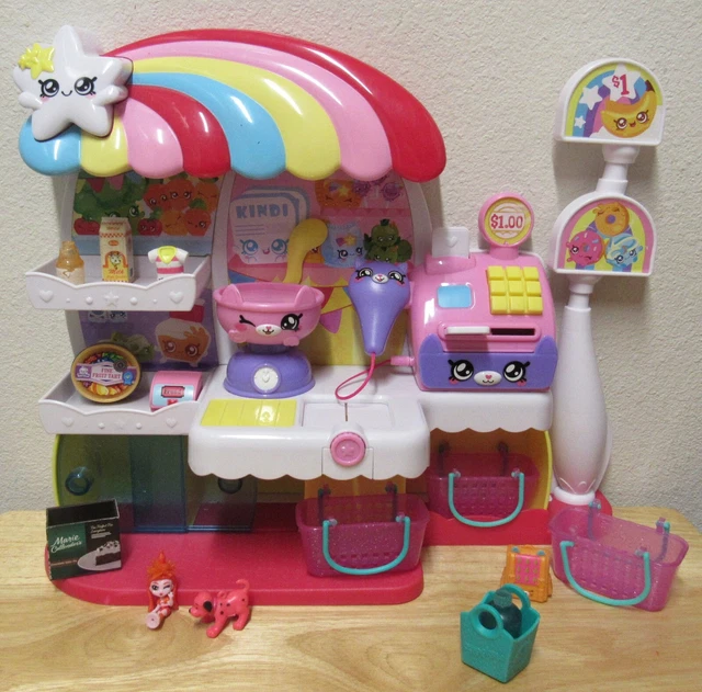 Kindi Kids Kindi Fun Supermarket Grocery Store Check-Out Counter & Acccessories