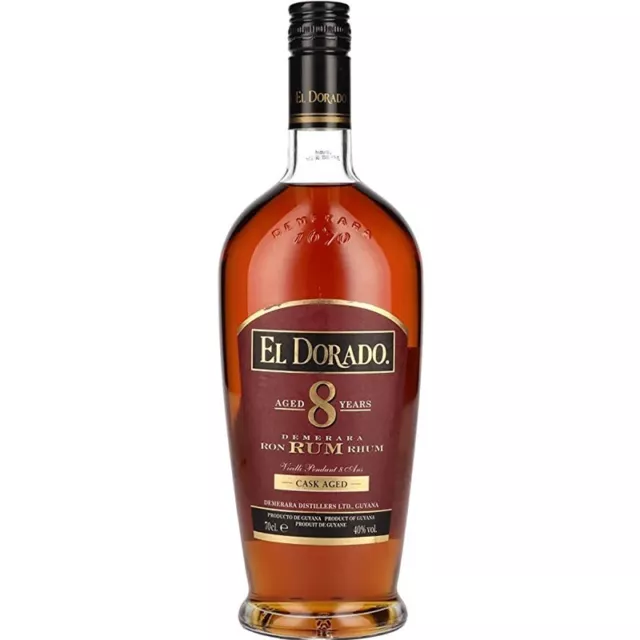 El Dorado 8 Jahre Rum aus Guyana - 40 % Vol. / 0,7 L